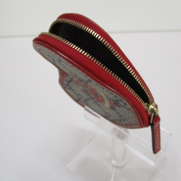 Gucci Unicef Tattoo Campaign 2008- Monogram Heart Coin Wallet Purse So cute! - Picture 7 of 7